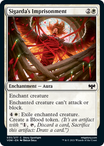 Magic: The Gathering - Innistrad: Crimson Vow - Sigarda's Imprisonment Common/035 Lightly Played