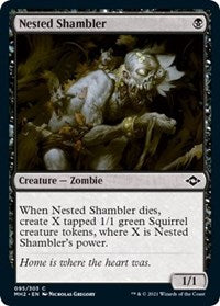 Magic: The Gathering - Modern Horizons 2 - Nested Shambler Foil Common/095 Lightly Played