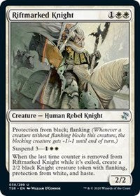 Magic: The Gathering - Time Spiral: Remastered - Riftmarked Knight Uncommon/185 Lightly Played