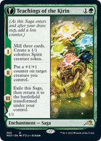 Magic: The Gathering Single - Kamigawa: Neon Dynasty - Teachings of the Kirin (Showcase) Rare/360 Lightly Played