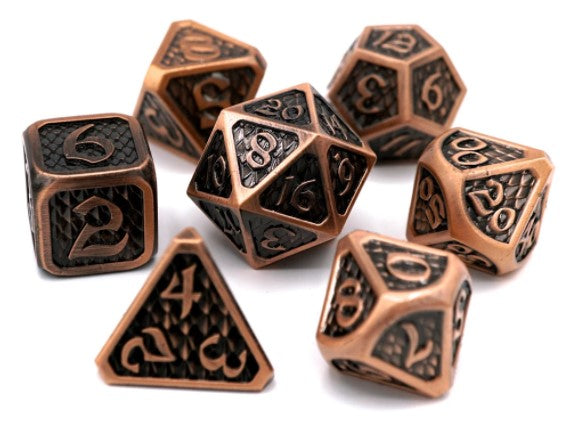 RPG Set - Drakona Eldric Cuprum - 7 Piece Set