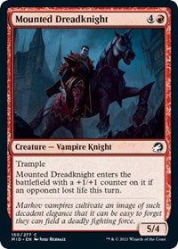 Magic: The Gathering Single - Innistrad: Midnight Hunt - Mounted Dreadknight (Foil) - Common/150 Lightly Played