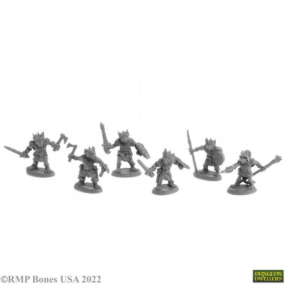 Bones USA Dungeon Dwellers - NIGHTCLAW KOBOLDS (6) 07056