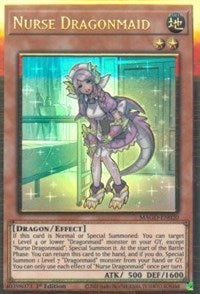 Yu-Gi-Oh! YuGiOh Single - Maximum Gold - Nurse Dragonmaid - Premium Gold Rare/MAGO-EN020 Lightly Played