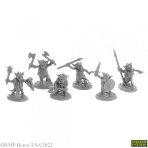 Bones USA Dungeon Dwellers - RATPELT KOBOLD MOOKS (6) (77652) 07052