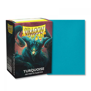 Dragon Shields: (100) Matte Turquoise Standard Sleeves