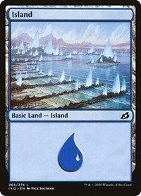 Magic: The Gathering - Ikoria: Lair of Behemoths - Island FOIL Legendary/265 Lightly Played