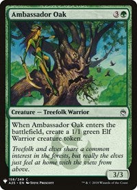 Magic: The Gathering Single - The List - Ambassador Oak Common/158 Lightly Played