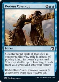 Magic: The Gathering Single - Innistrad: Midnight Hunt - Devious Cover-Up (Foil) - Common/048 Lightly Played