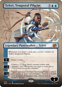 Magic: The Gathering Single - The Brothers' War - Teferi, Temporal Pilgrim (Borderless) - Mythic/293 Lightly Played