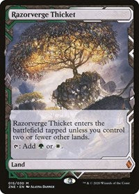 Magic: The Gathering - Zendikar Rising Expeditions - Razorverge Thicket - Mythic/015 - Lightly Played