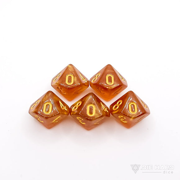 5 Piece d10 Set - Summer Solstice