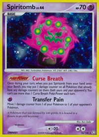 Pokemon Singles - Legends Awakened - Spiritomb FOIL Holo Rare/16 Lightly Played