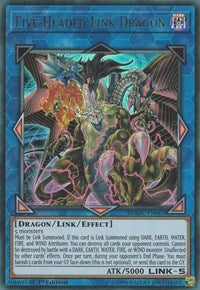 Yu-Gi-Oh! YuGiOh Single - Dual Overload - Five-Headed Link Dragon - Ultra Rare/DUOV-EN007 Lightly Played