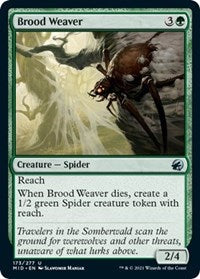 Magic: The Gathering Single - Innistrad: Midnight Hunt - Brood Weaver - Uncommon/173 Lightly Played