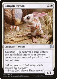 Magic: The Gathering Single - Zendikar Rising - Canyon Jerboa Uncommon/007 Lightly Played