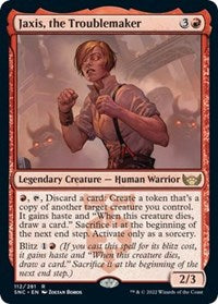 Magic: The Gathering Single - Streets of New Capenna - Jaxis, the Troublemaker Rare/112 Lightly Played