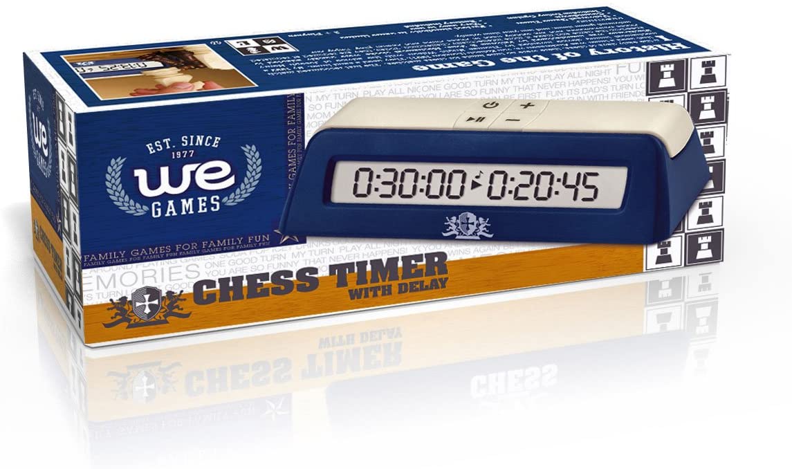 WE Games Digital Chess Clock/Game Timer with delay Button ...