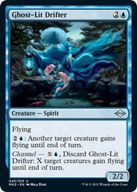 Magic: The Gathering Single - Modern Horizons 2 - Ghost-Lit Drifter - Uncommon/045 Lightly Played