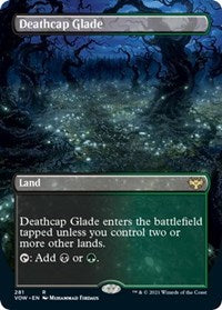 Magic: The Gathering Single - Innistrad: Crimson Vow - Deathcap Glade (Borderless) - Rare/281 Lightly Played