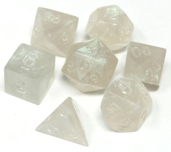 RPG Set - Untumbled Glacial Moonstone