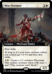Magic: The Gathering Single - Phyrexia: All Will Be One - Mite Overseer (Extended Art) - Rare/409 Lightly Played