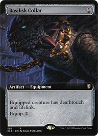 Magic: The Gathering Single - Commander Legends: Battle for Baldur's Gate - Basilisk Collar (Extended Art) - Rare/595 Lightly Played