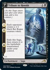Magic: The Gathering Single - Kamigawa: Neon Dynasty - Tribute to Horobi Rare/124 Lightly Played