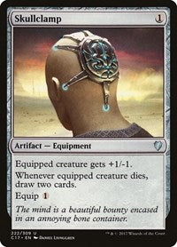 Magic: The Gathering -Commander 2017 - Skullclamp Uncommon/222 Lightly Played