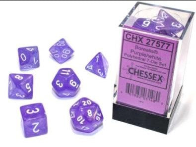 7-Die Set Borealis Luminary: Purple/White