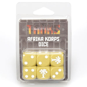 Tanks: German Afrika Korps Dice Set (6)