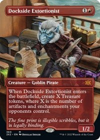 Magic: The Gathering Single - Double Masters 2022 - Dockside Extortionist (Borderless) - Mythic/360 Lightly Played
