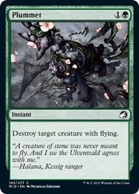 Magic: The Gathering Single - Innistrad: Midnight Hunt - Plummet (Foil) - Common/193 Lightly Played