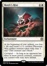 Magic: The Gathering Single - Phyrexia: All Will Be One - Skrelv's Hive - Rare/034 Lightly Played