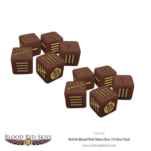 Blood Red Skies: British Royal Air Force Dice