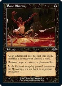 Magic: The Gathering Single - Modern Horizons 2 - Bone Shards (Retro Frame) (Foil Etched) - Common/395 Lightly Played