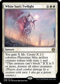 Magic: The Gathering Single - Phyrexia: All Will Be One - White Sun's Twilight - FOIL Rare/407 Lightly Played