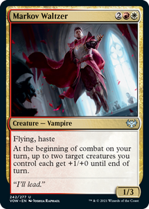 Magic: The Gathering - Innistrad: Crimson Vow - Markov Waltzer Uncommon/242 Lightly Played