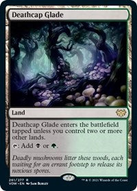Magic: The Gathering Single - Innistrad: Crimson Vow - Deathcap Glade (Foil) - Rare/261 Lightly Played