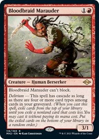 Magic: The Gathering Single - Modern Horizons 2 - Bloodbraid Marauder - Rare/116 Lightly Played