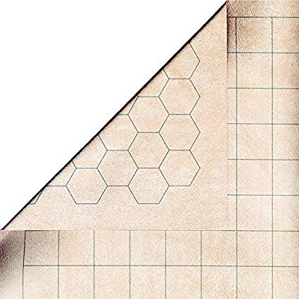 Mondomat: 1in Reversible Squares-Hexes (48in x 96in Playing Surface)
