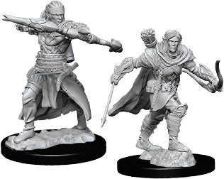 Pathfinder Deep Cuts Unpainted Miniatures: W7 Male Half-Elf Ranger