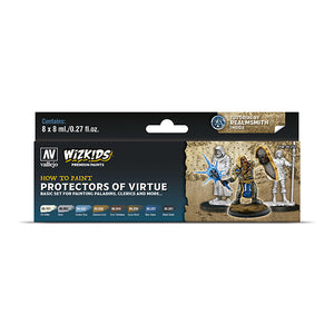 Wizkids Paints Set: Protectors of Virtue (8 colors), 8ml.