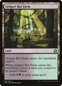 Magic: The Gathering - Iconic Masters - Golgari Rot Farm FOIL Uncommon/236 Lightly Played