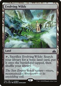 Magic: The Gathering - League Promos - Evolving Wilds FOIL Promo/186 Lightly Played