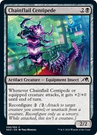 Magic: The Gathering Single - Kamigawa: Neon Dynasty - Chainflail Centipede Common/090 Lightly Played