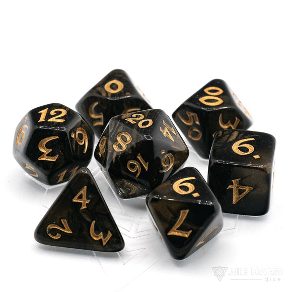 7 Piece RPG Set - Elessia - Wilderun with Gold