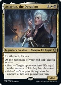 Magic: The Gathering Single - Commander Legends: Battle for Baldur's Gate - Astarion, the Decadent - Rare/265 Lightly Played