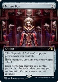 Magic: The Gathering Single - Kamigawa: Neon Dynasty - Mirror Box (Extended Art) Rare/498 Lightly Played