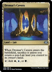 Magic: The Gathering Single - Dominaria Remastered - Dromar's Cavern (Foil) - Uncommon/246 Lightly Played